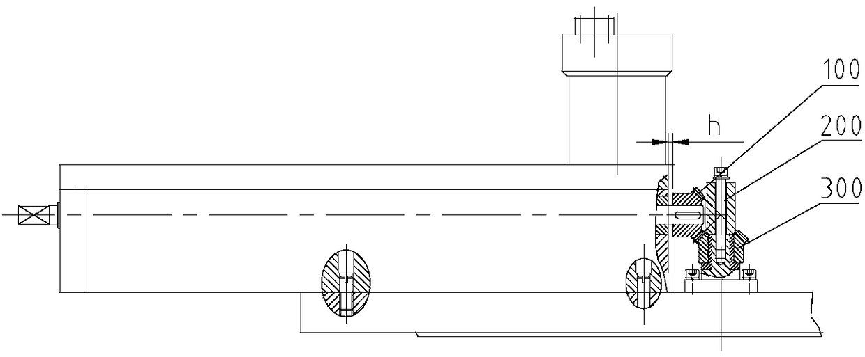 Method for adjusting engaging gap of bevel gears