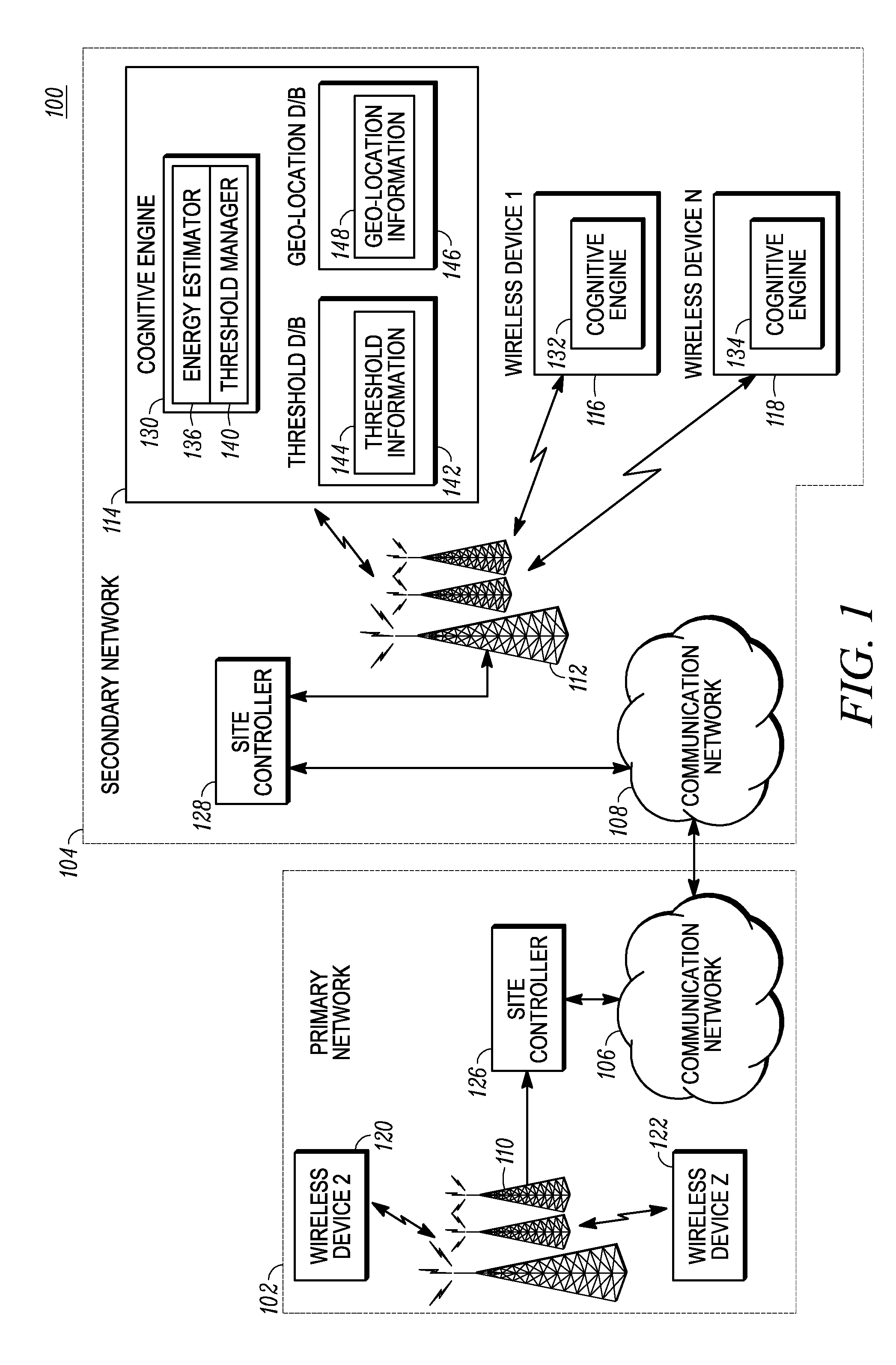 Signal detection in cognitive radio systems