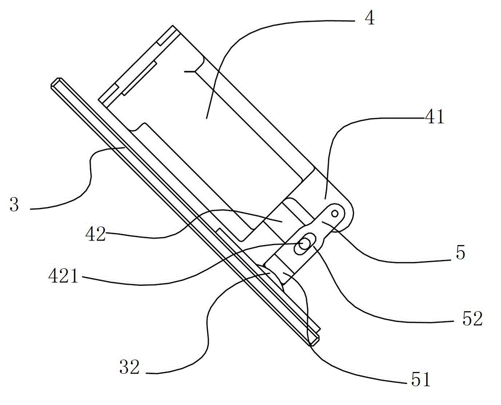 Locking device of air inlet of range hood