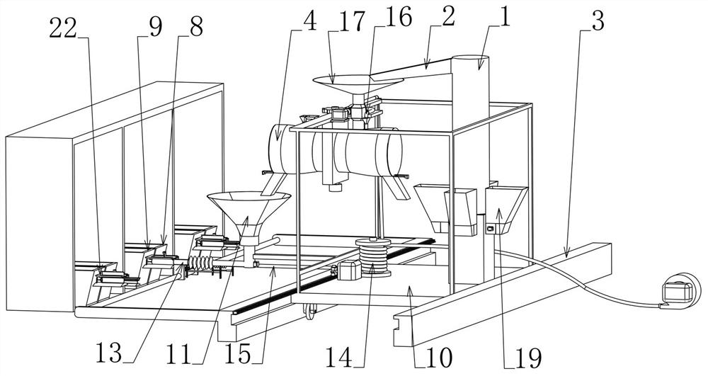 Livestock raising feeding device based on Internet