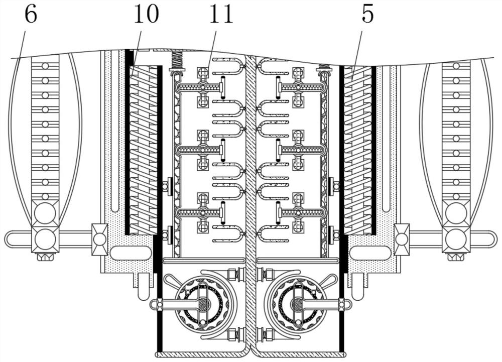 Power transmission tower-oriented cable erecting device with joint protection function