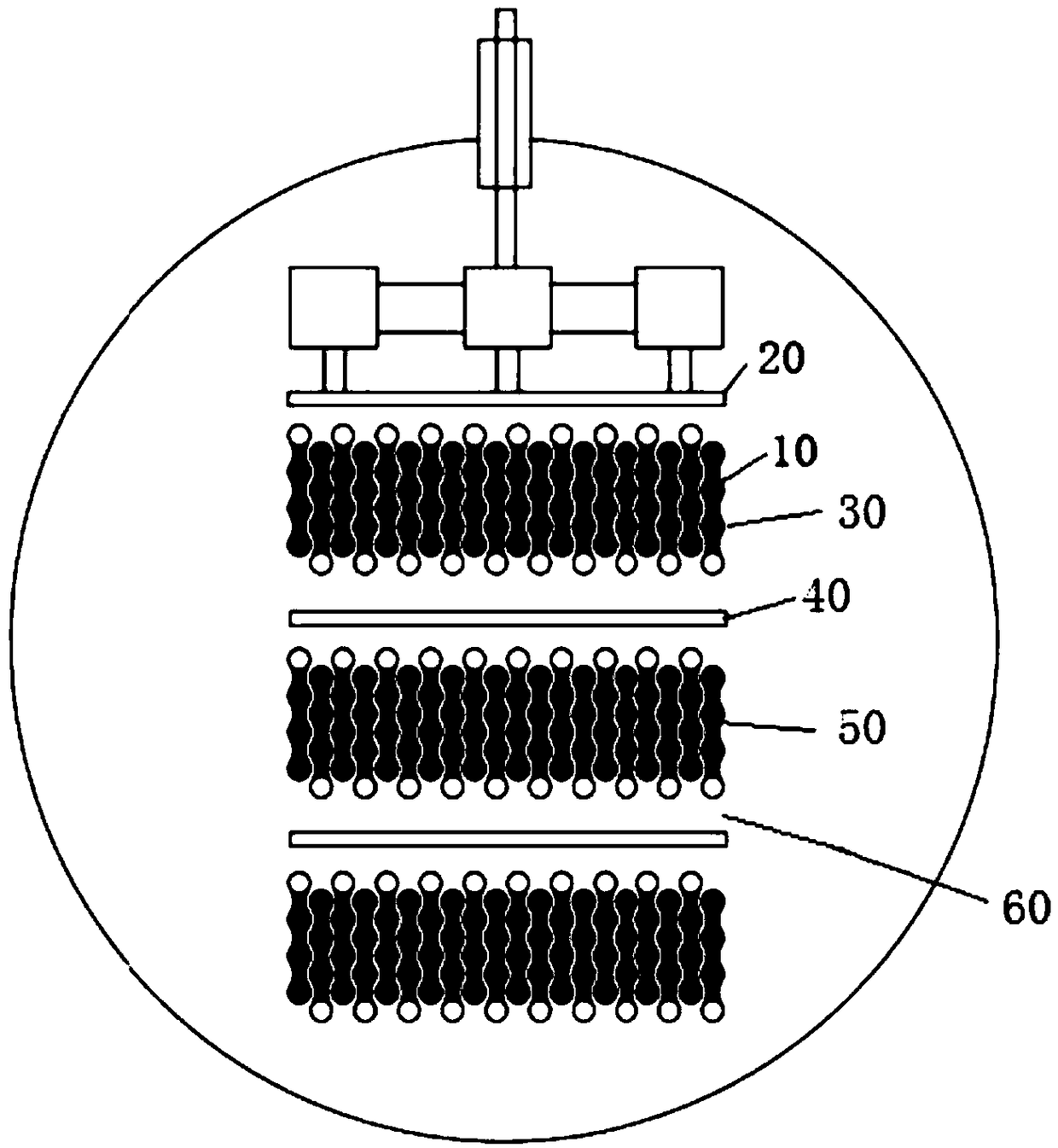 Heat exchanger for horizontal-tube falling film evaporator