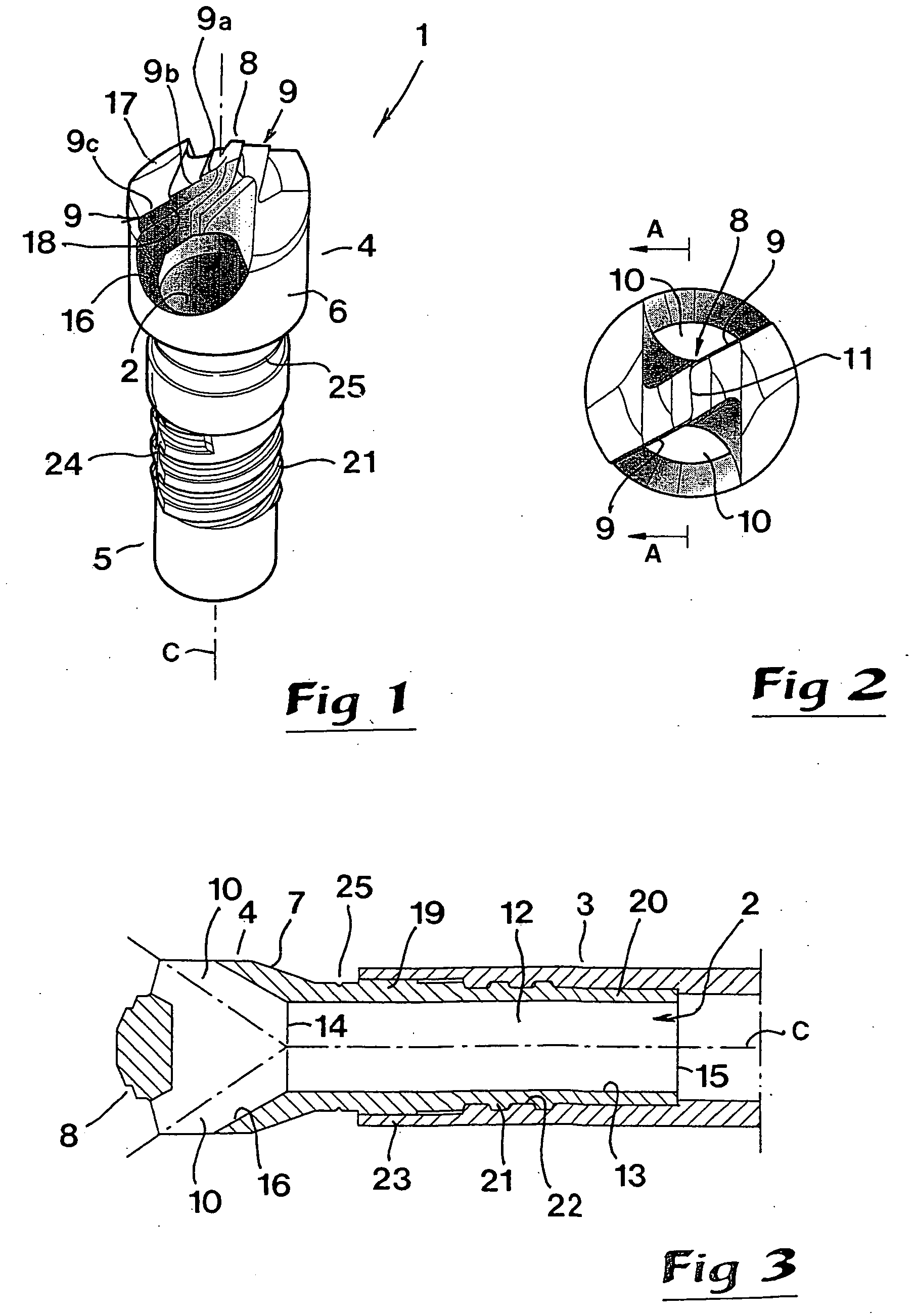 Edge-carrying drill body having an internal chip-removal channel