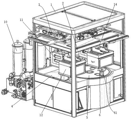 A CNC double-station polishing machine