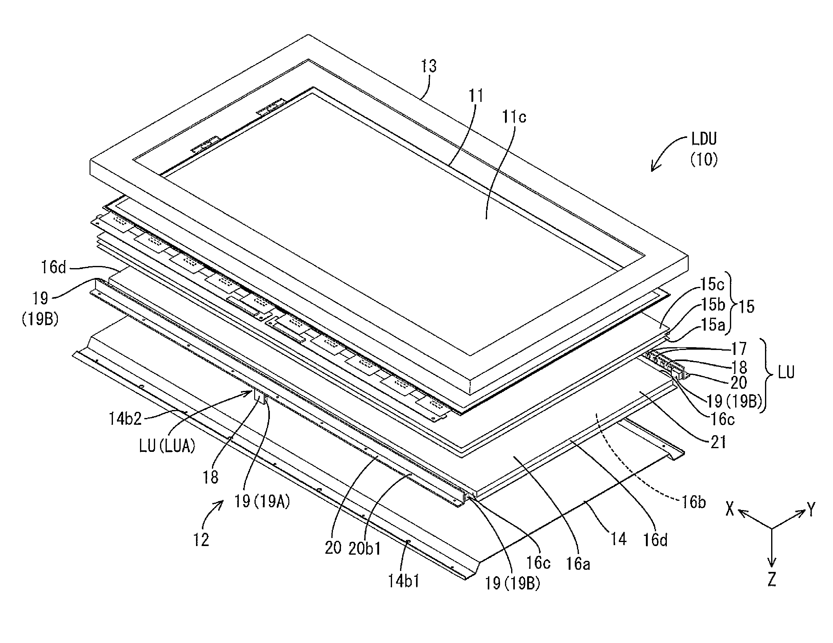 Lighting device, display device and television device