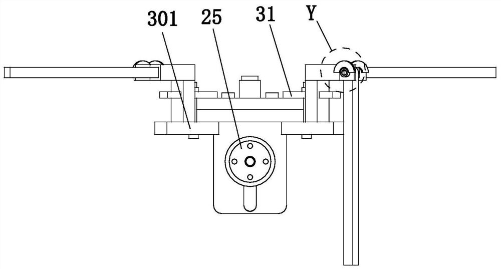 Upside-down bucket type drain valve with universal joint