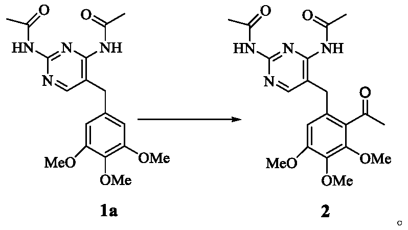 Iclaprim intermediate, and preparation method for iclaprim