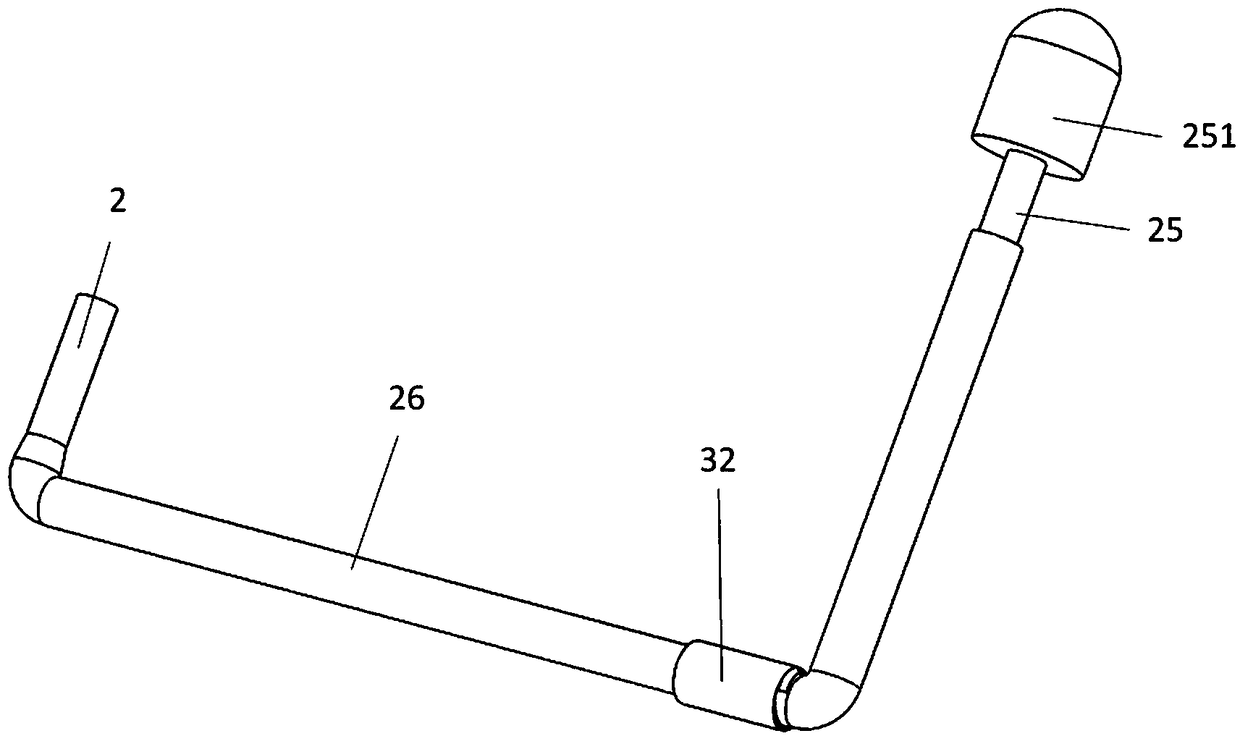A tissue retractor for use in oral cavity operations