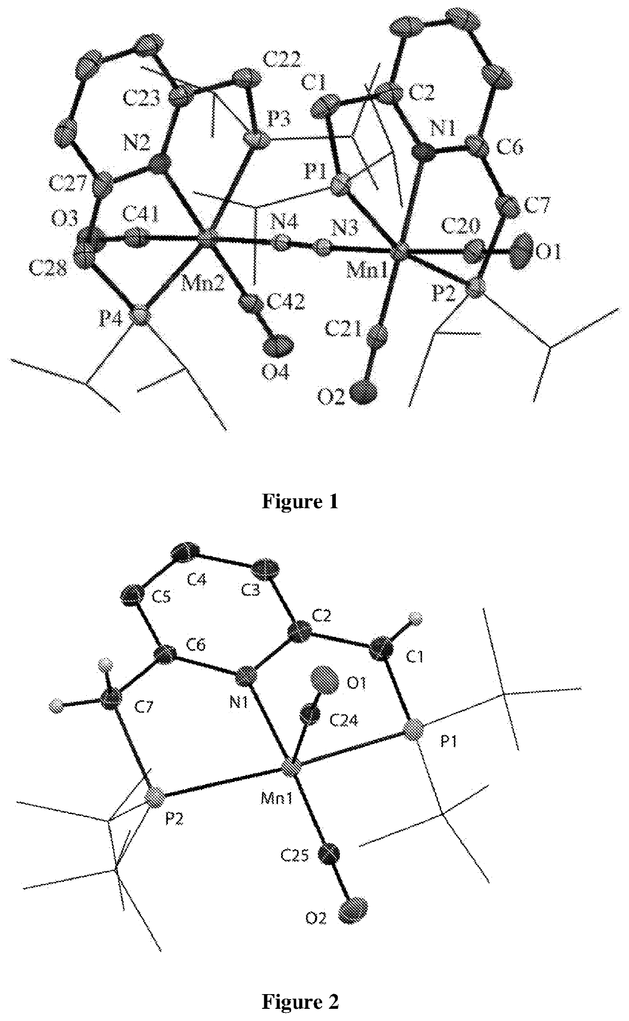 Manganese based complexes and uses thereof for homogeneous catalysis