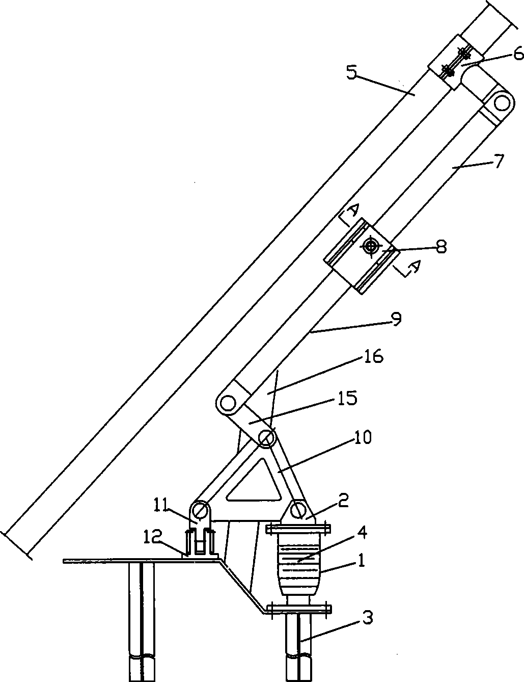 Stay-cable sticky shearing type damper with steering mechanism