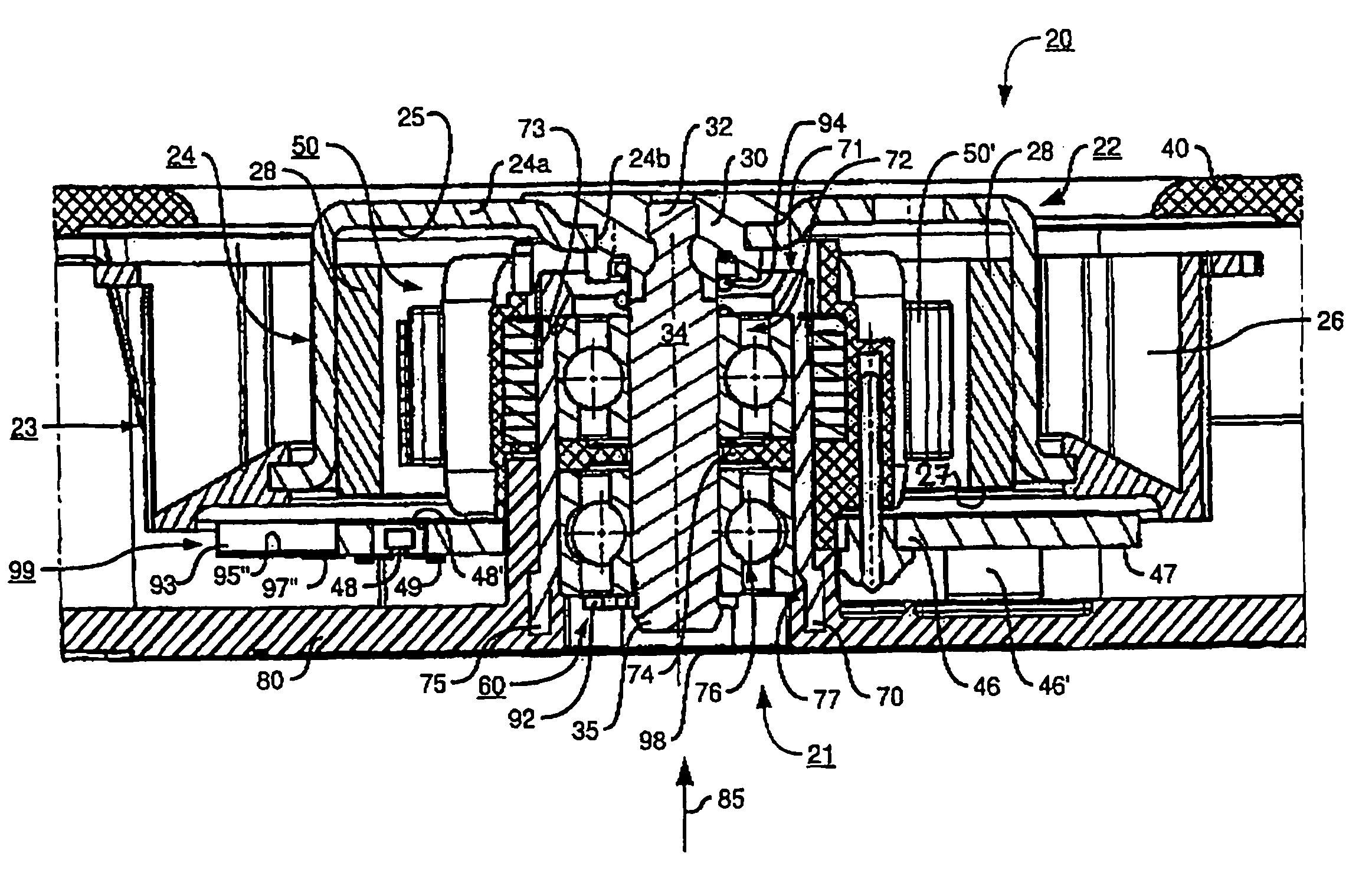 Electronically commutated external rotor motor with a circuit board
