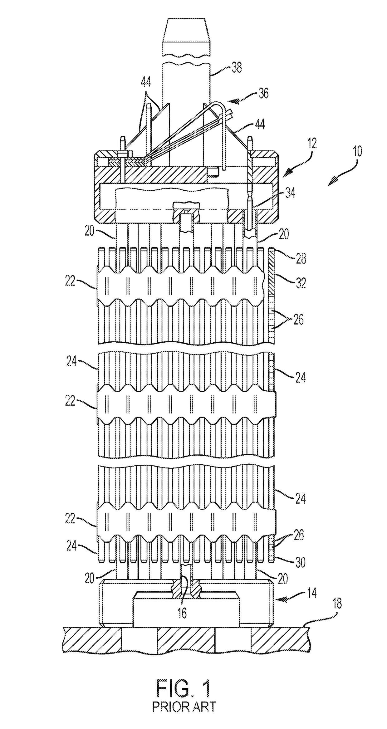 Control rod guide assembly with enhanced stiffness, fuel assembly including the same, and method of installing control rod guide assembly