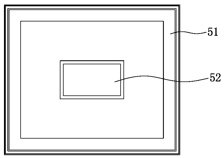 A LED chip structure with increased light-emitting area and manufacturing method