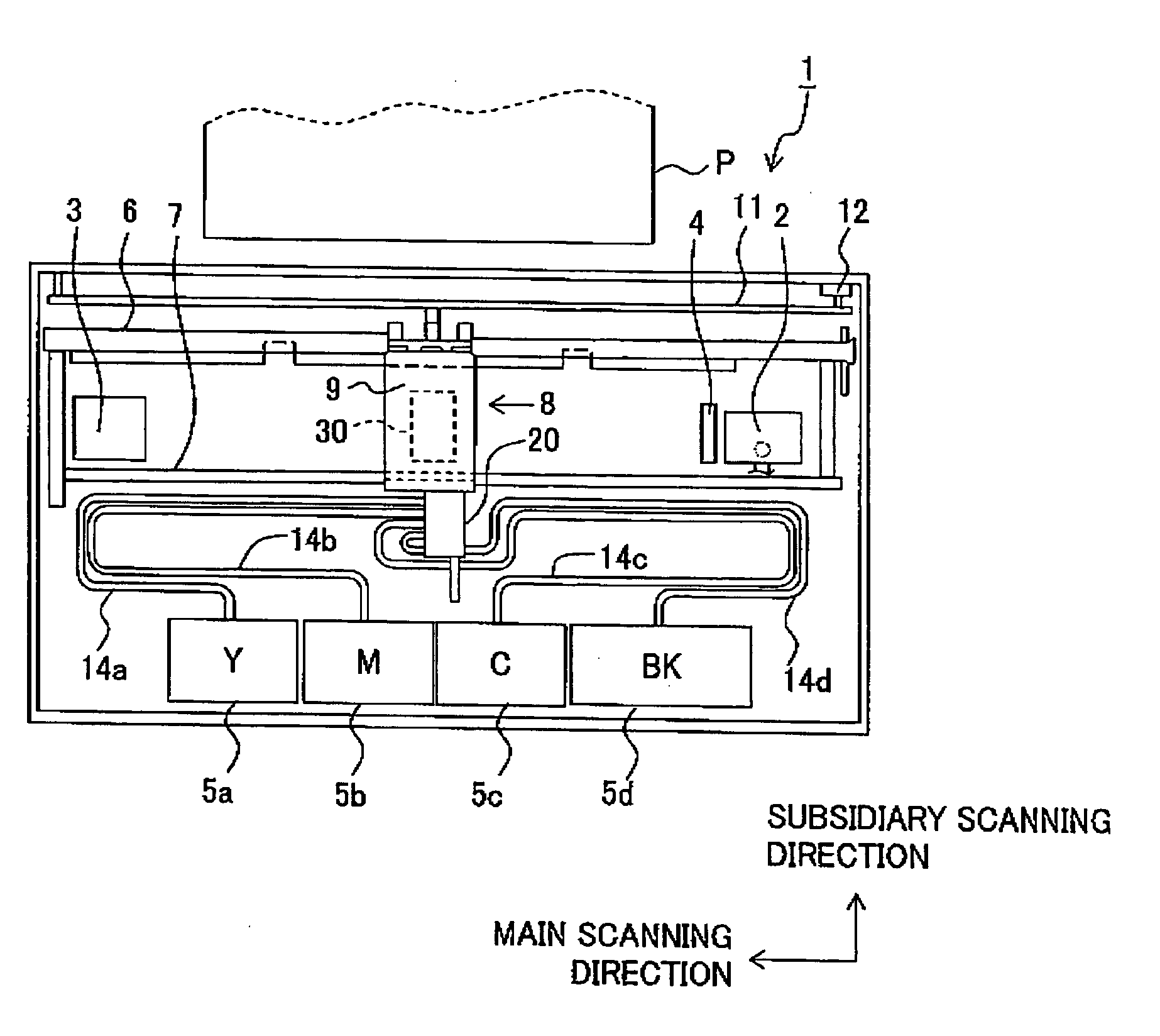 Liquid droplet-jetting head, liquid droplet-jetting apparatus, and liquid droplet-jetting method