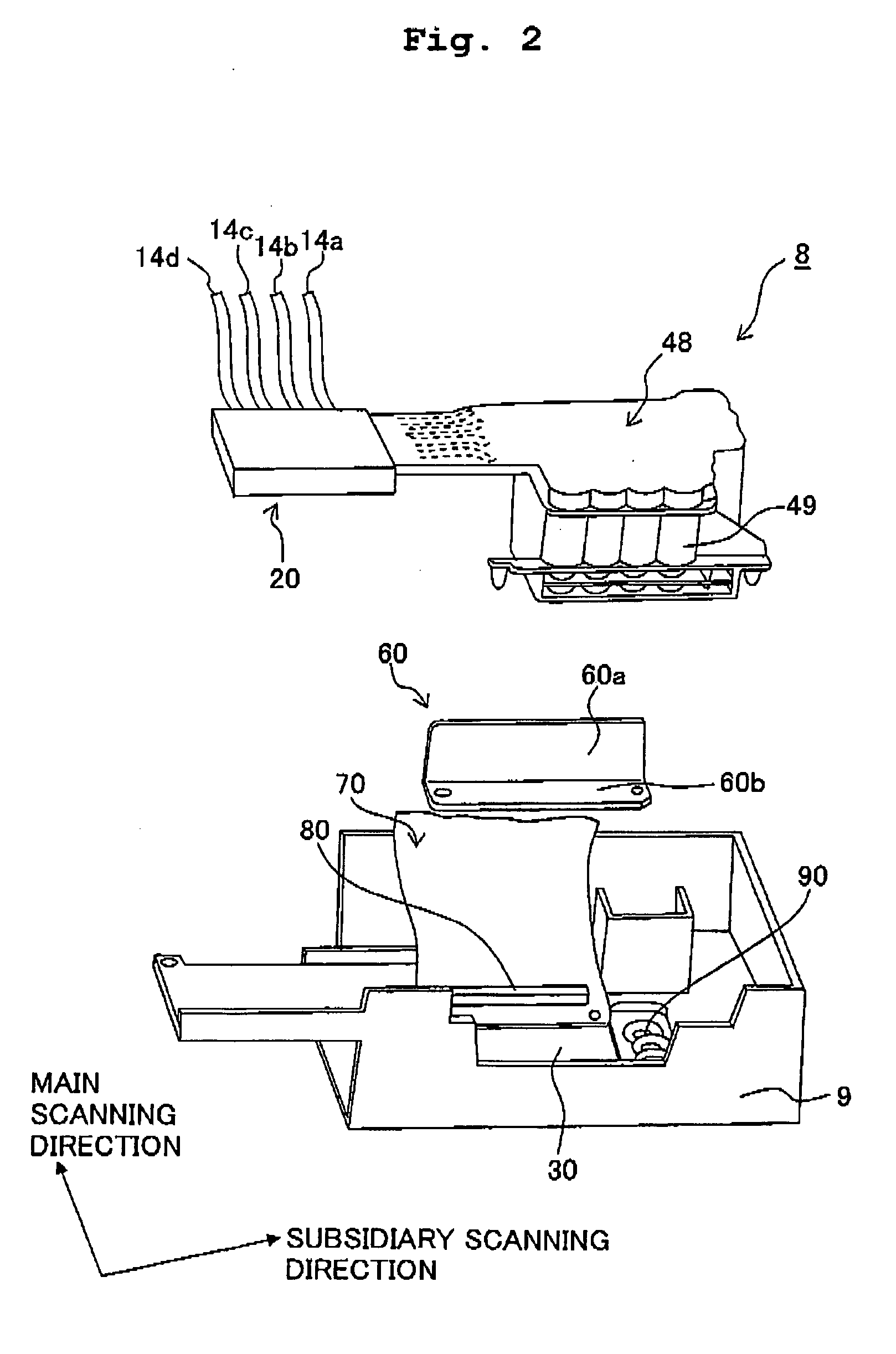 Liquid droplet-jetting head, liquid droplet-jetting apparatus, and liquid droplet-jetting method