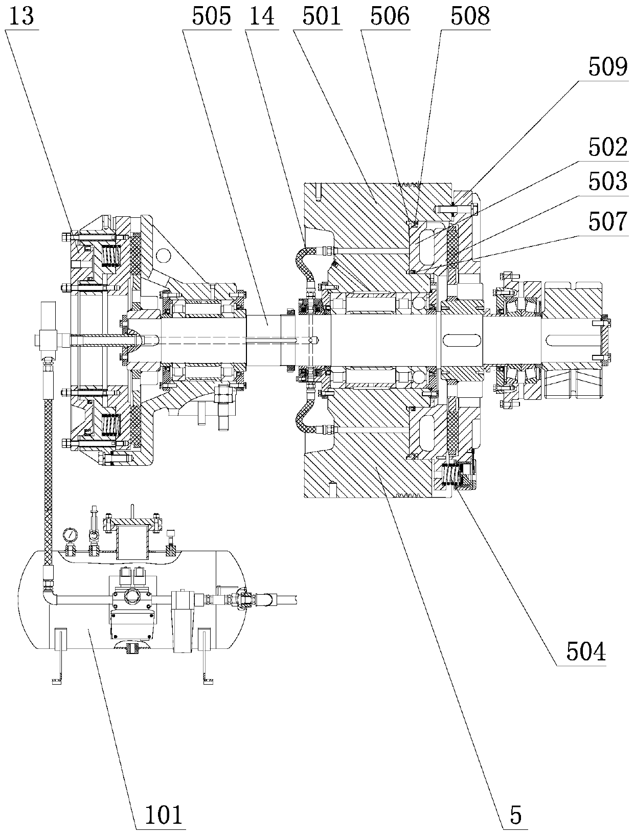 Mechanical press clutch lubrication system