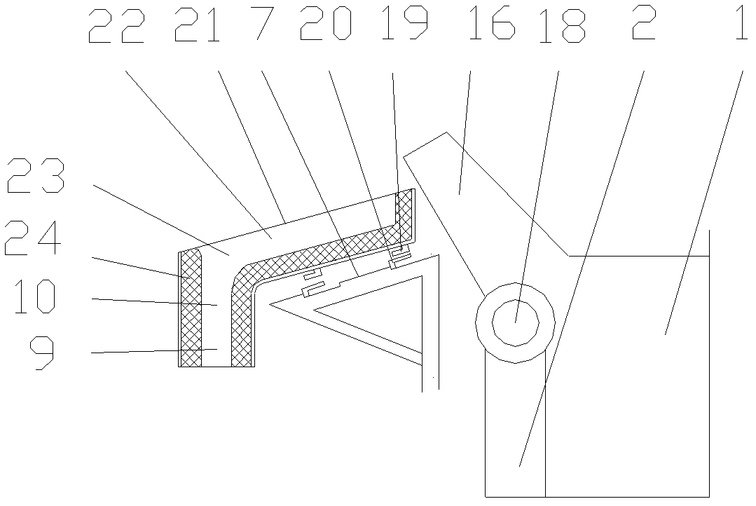 Tapping molten iron guiding device of induction furnace