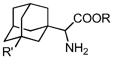 Adamantyl amino-acid ester compound synthesis method