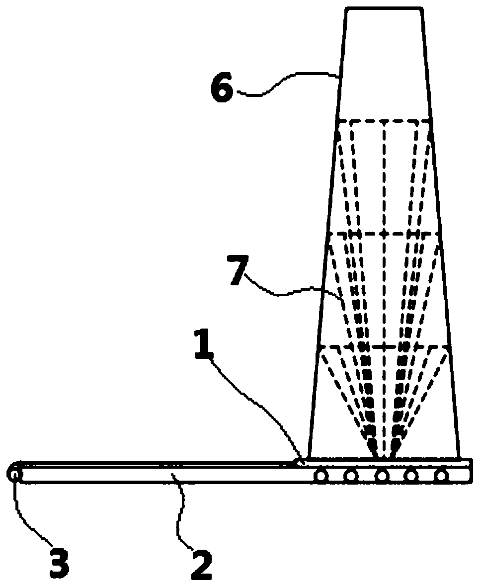 Fabricated wind power tower quick assembling device and construction method