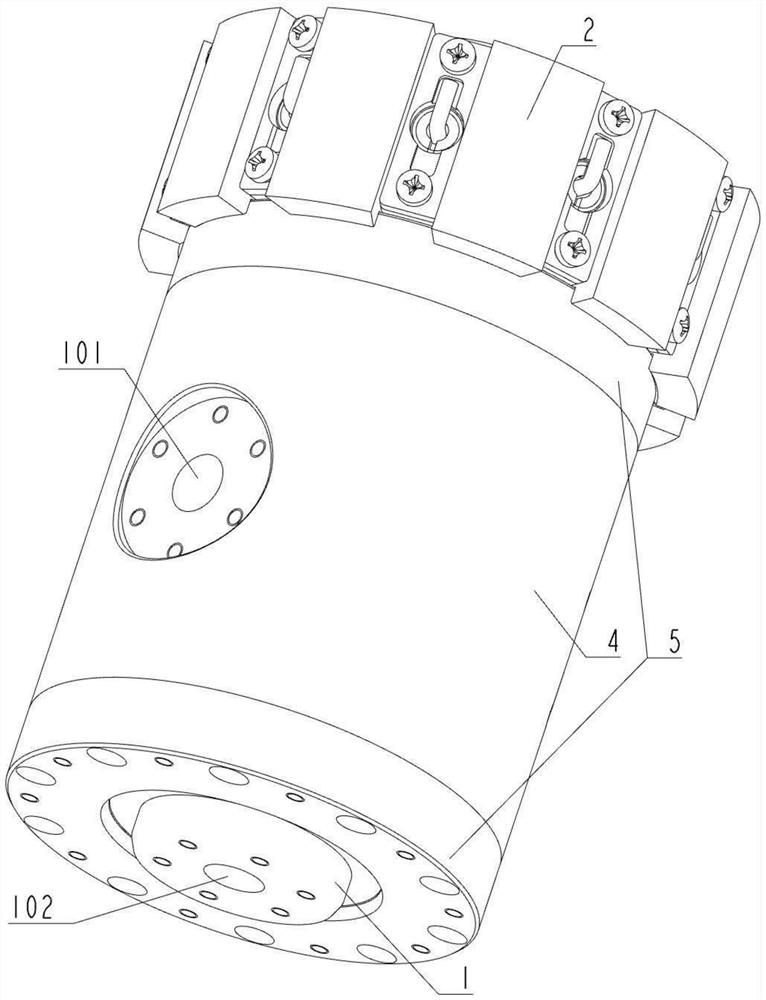 Electro-hydraulic co-rotating joint