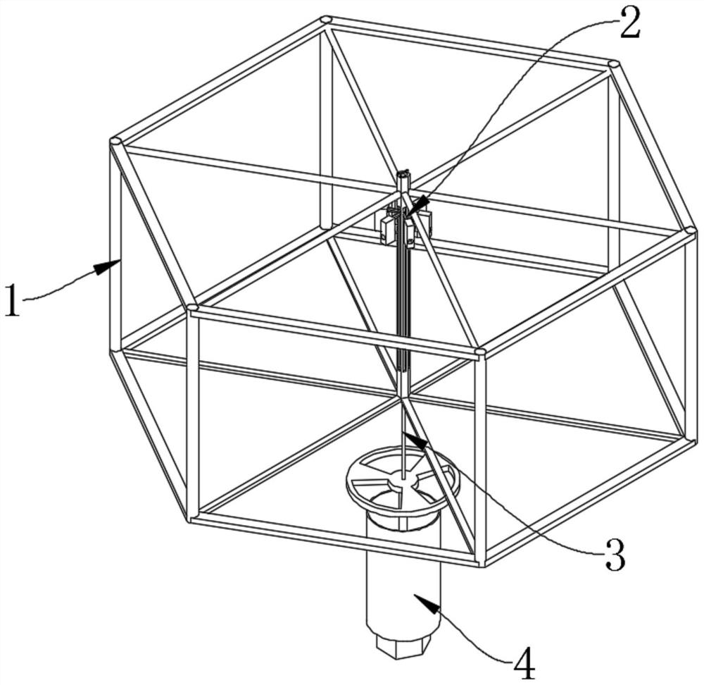 Deep-sea aquaculture net cage capable of accurately feeding baits