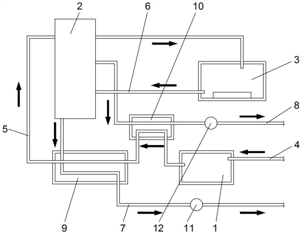 Energy tower refrigerant regeneration system based on air energy recovery