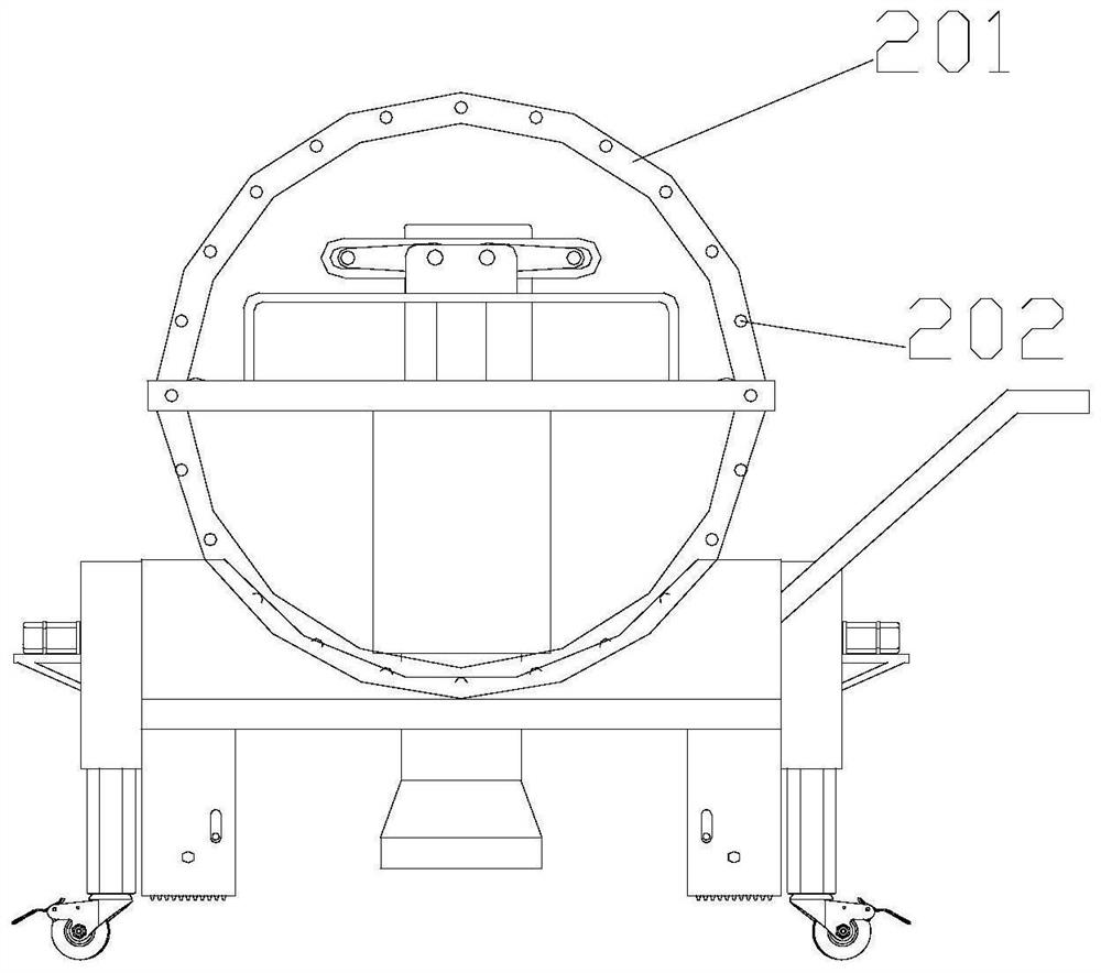 A compacting device for electric power construction