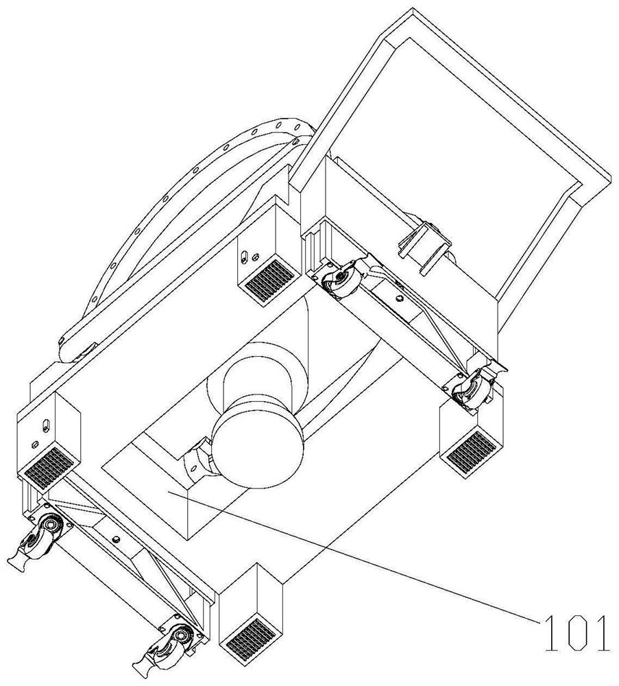 A compacting device for electric power construction