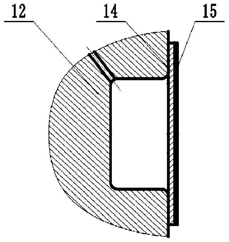 Laser shock forming method and device for straight-wall cylindrical parts