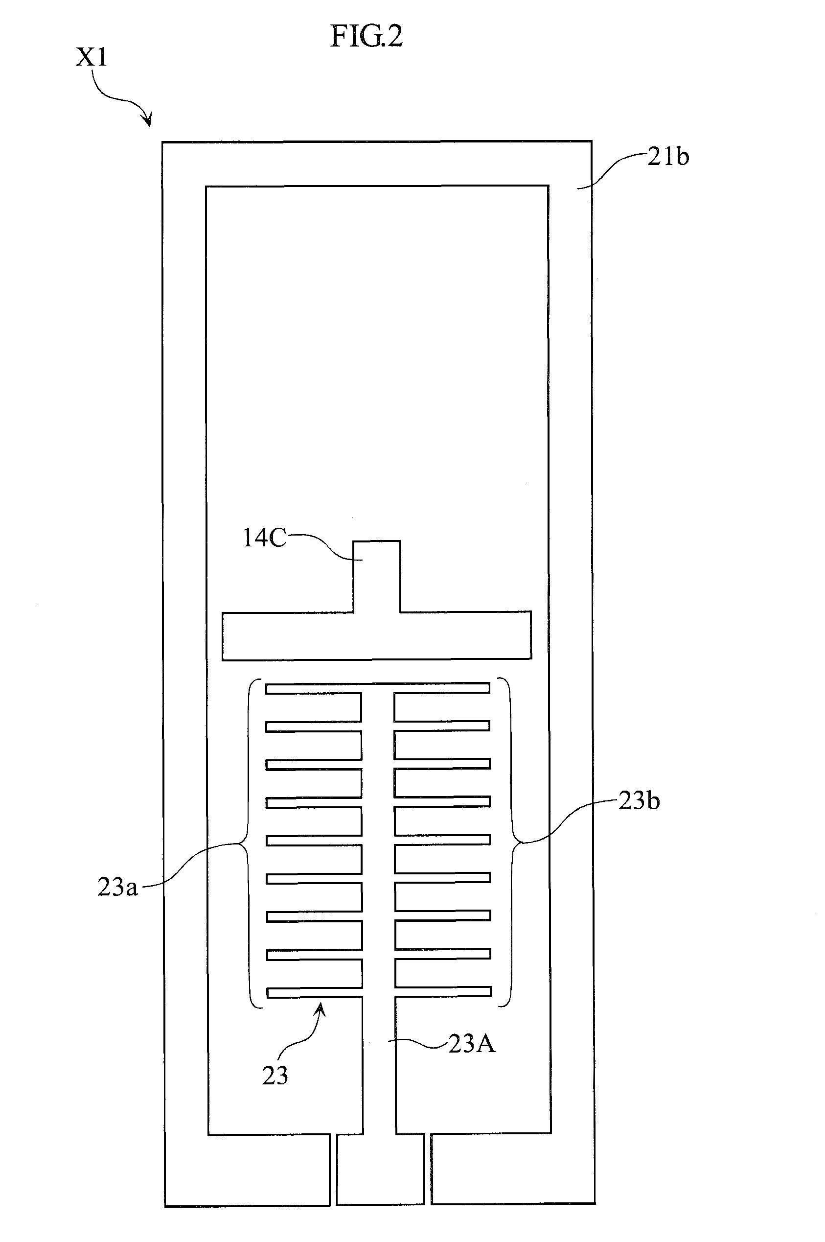 Micro-oscillation element and array of micro-oscillation elements