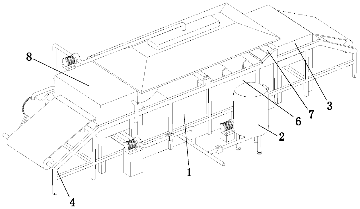 Flexible copper-clad plate electroplating device