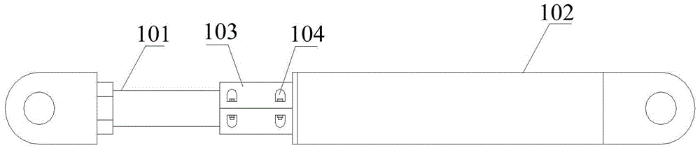 Cylinder Rod Telescopic Length Limiting Device