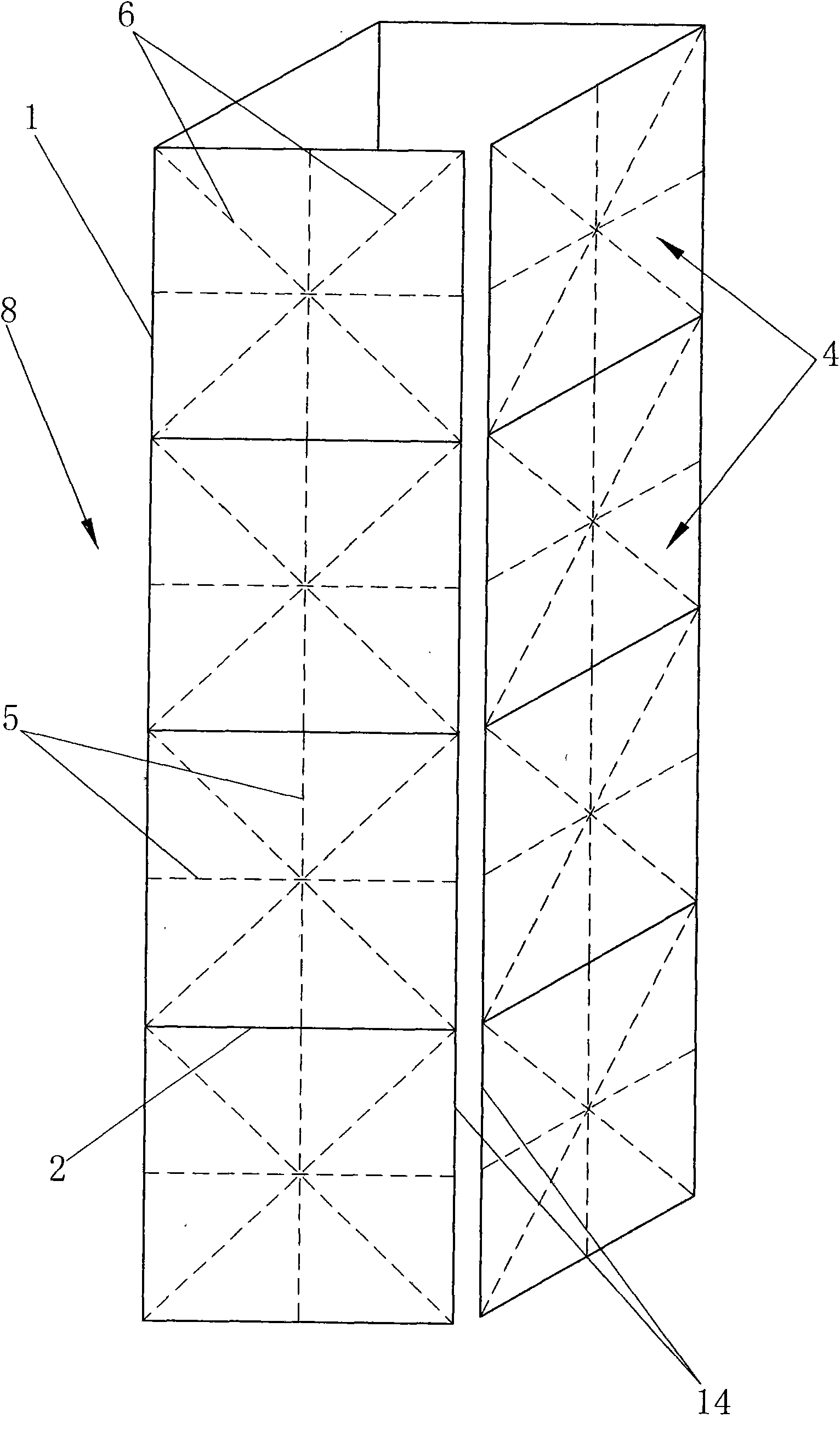 Three-dimensional folded turnover map