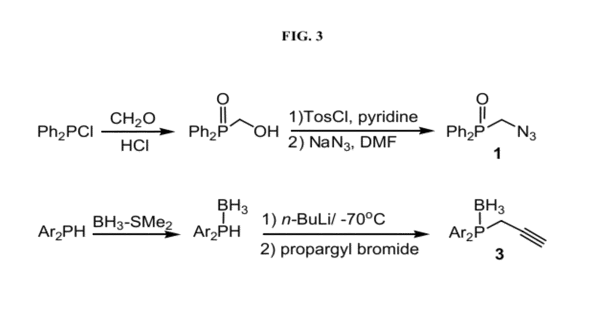 Diarylphosphine- and dialkylphosphine-containing compounds, processes of preparing same and uses thereof as tridentate ligands
