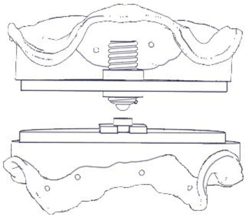 Gothic arch and method for obtaining long median jaw in digitization mode