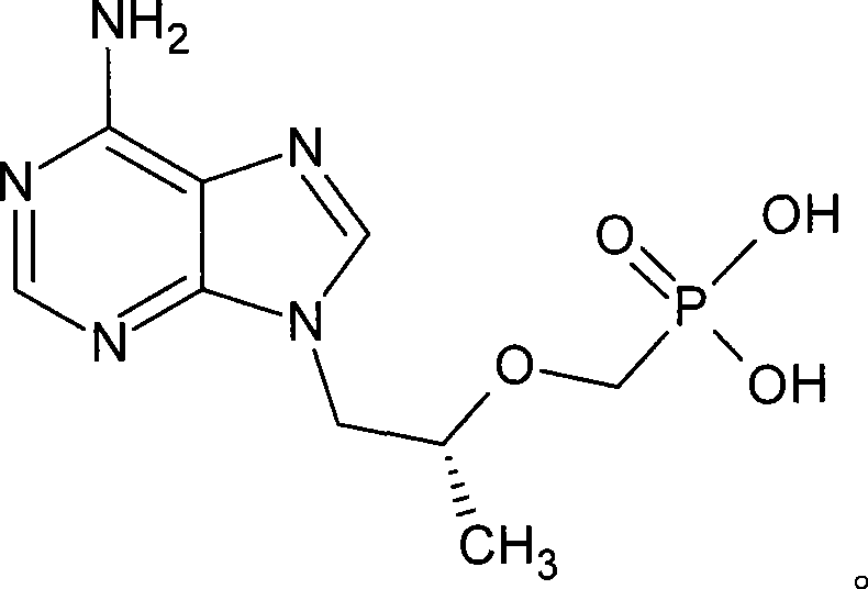 Method for synthesizing (R)-9-(2-phosphate methoxy propyl)adenine