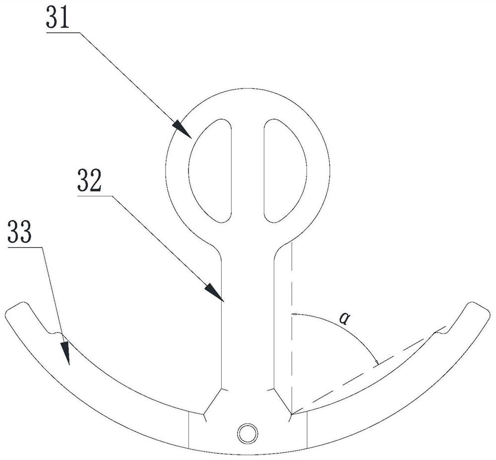 Lamp heat conduction arm and heat conduction method thereof