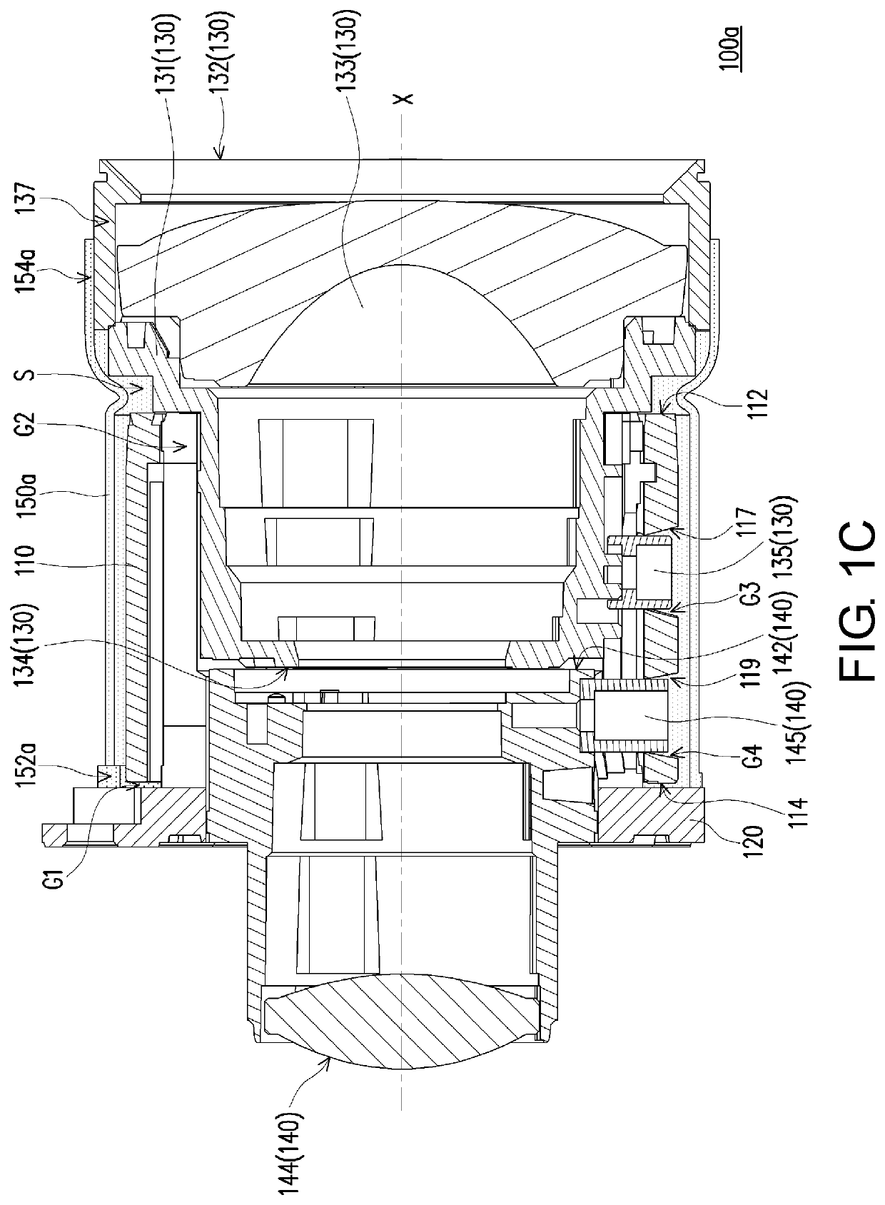 Lens structure and projection apparatus