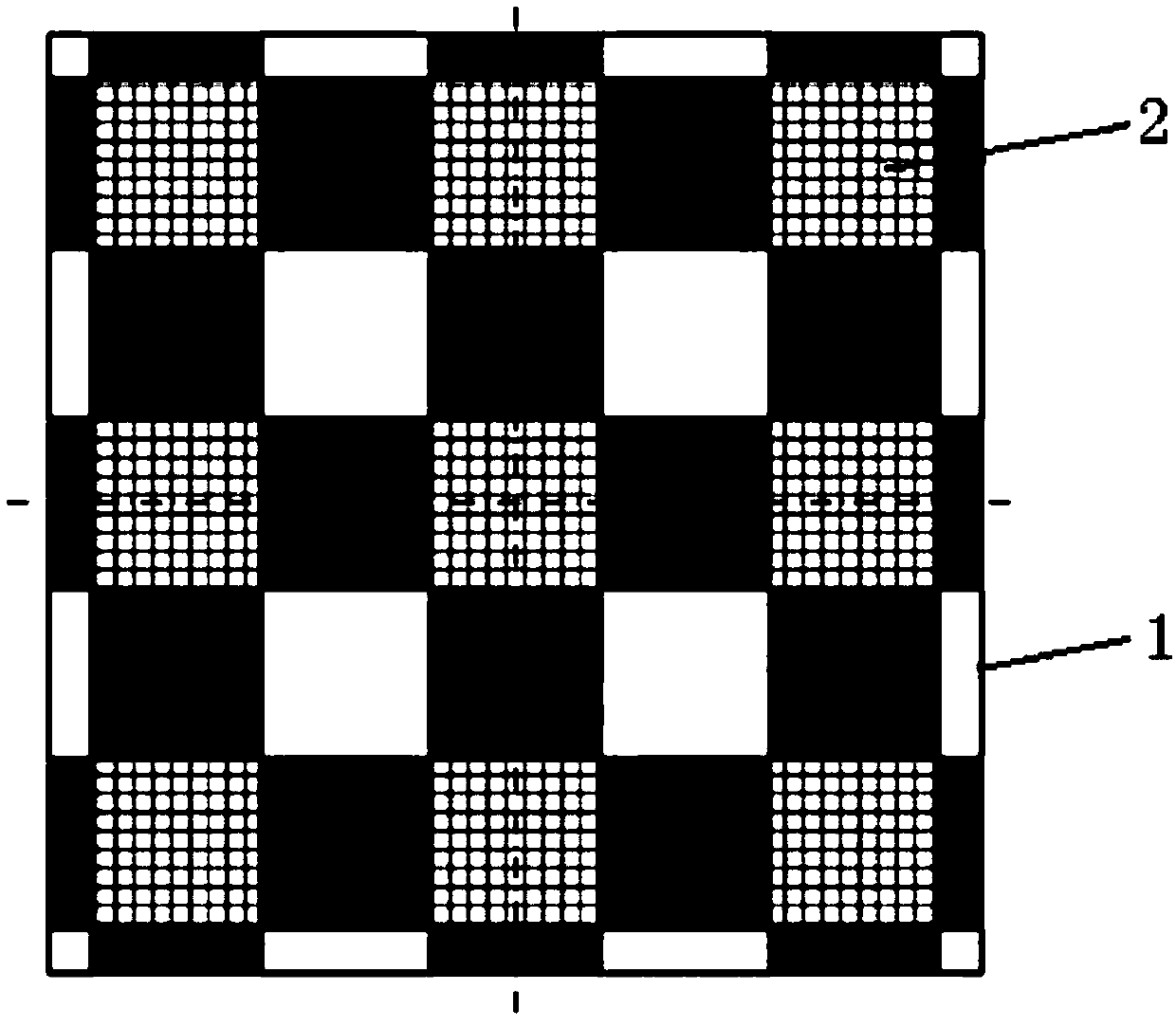 Quick and precise calibrating method of mapping relation of laser point cloud and visual image