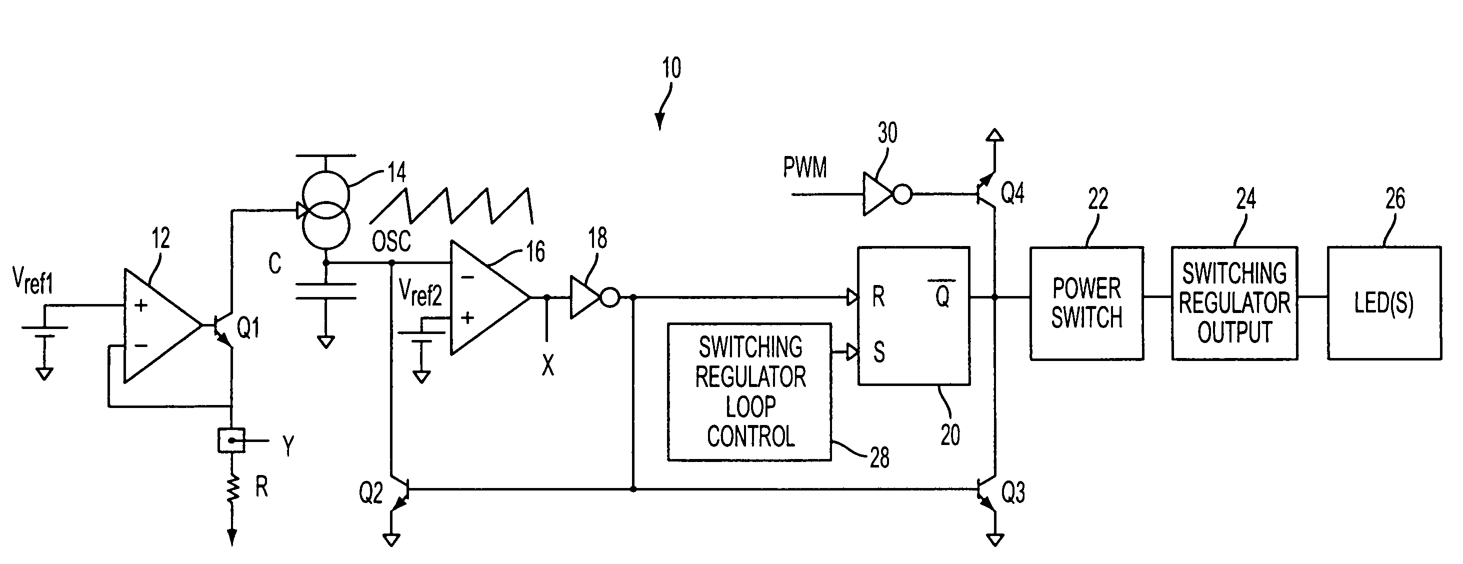 LED dimming control technique for increasing the maximum PWM dimming ratio and avoiding LED flicker