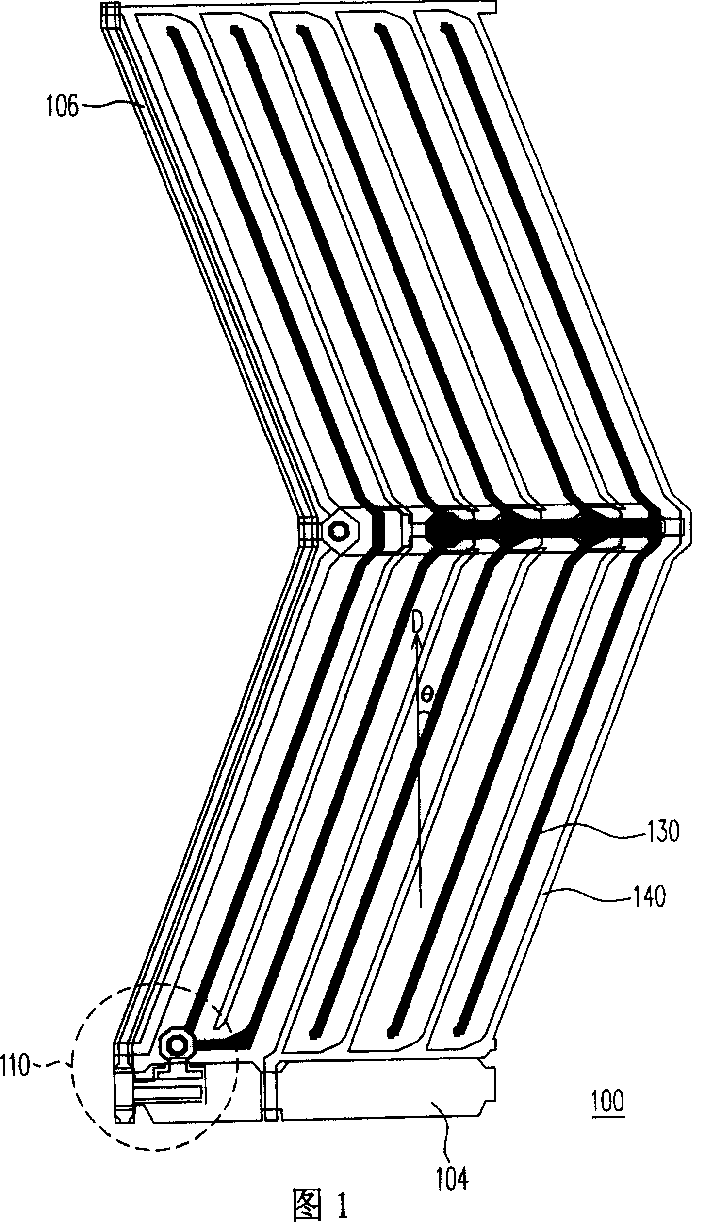 Pixel structure of in-plane switching LCD panel and manufacturing method thereof