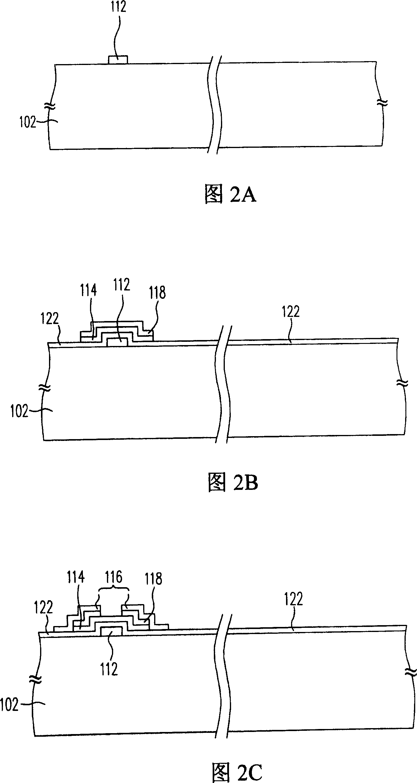 Pixel structure of in-plane switching LCD panel and manufacturing method thereof