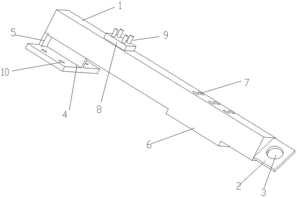 A semiconductor production equipment bracket