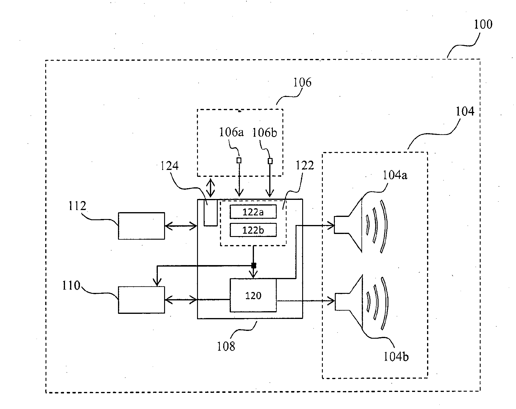 Speaker apparatus suitable for use with a computer