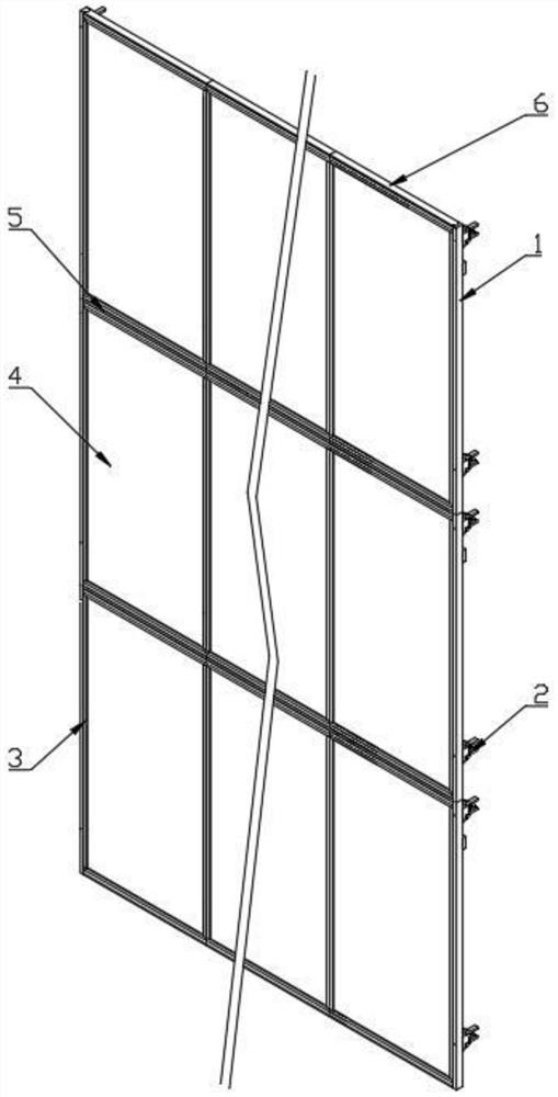 High-hardness scratch-resistant aluminum curtain wall