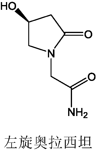 Preparation method of levorotatory oxiracetam orally disintegrating preparation