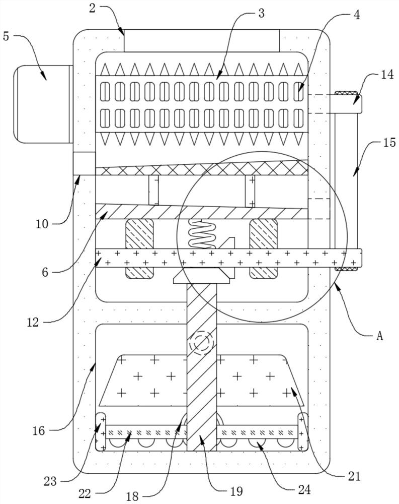 Production method of circulating mode for raising livestock and poultry by interplanting forage grass