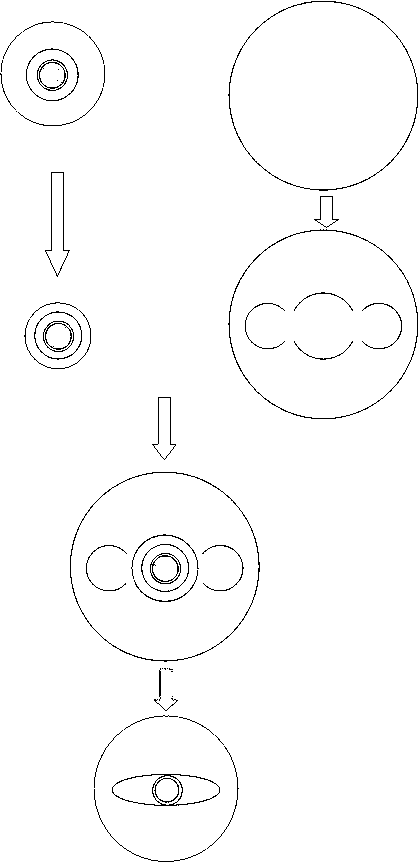 Manufacture method of elliptical stressed zone type polarization maintaining fiber