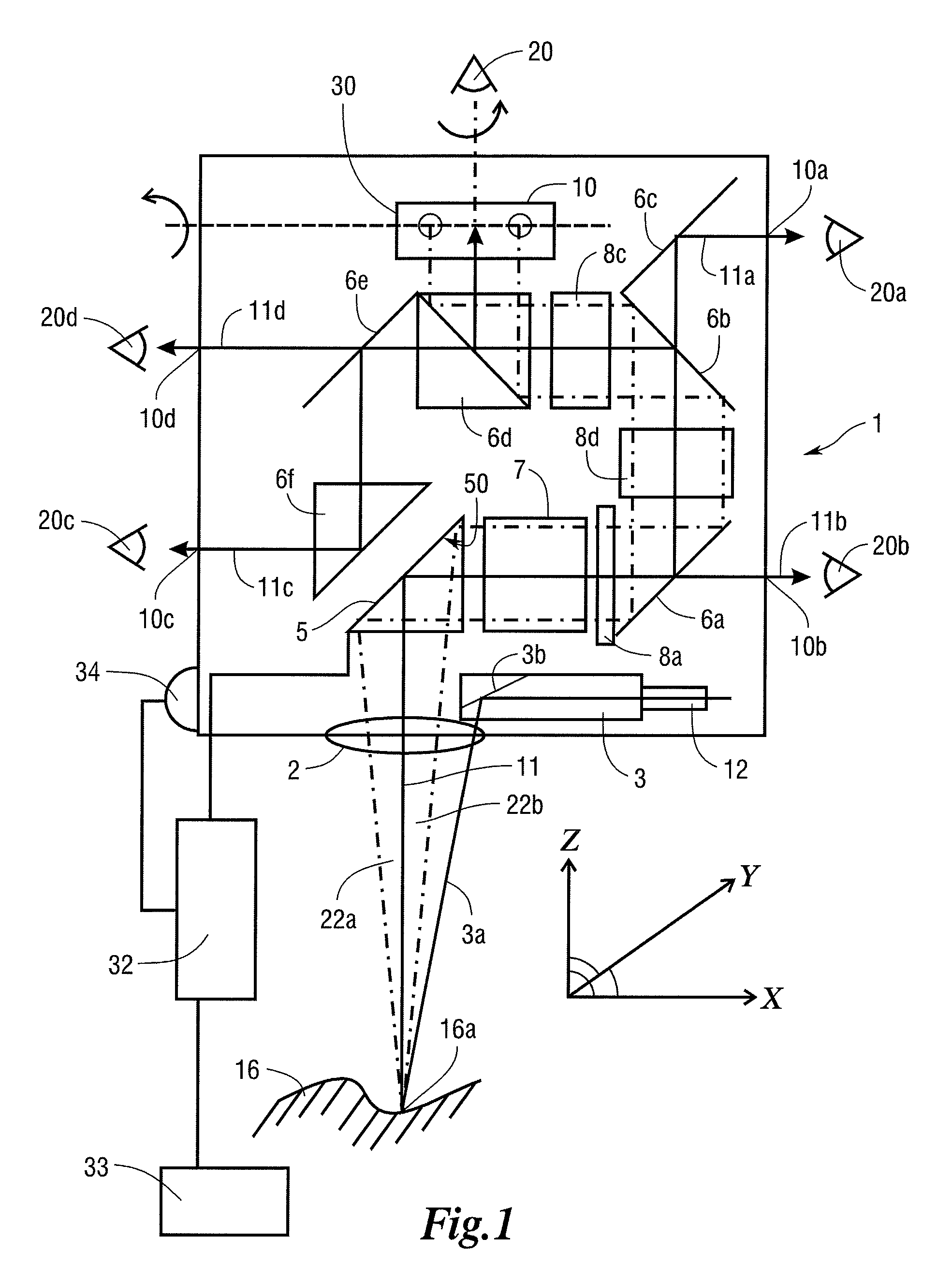 Optical Device With Vibration Compensation