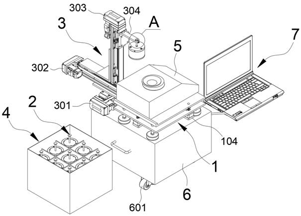 Portable automatic calibrating device for electronic balance